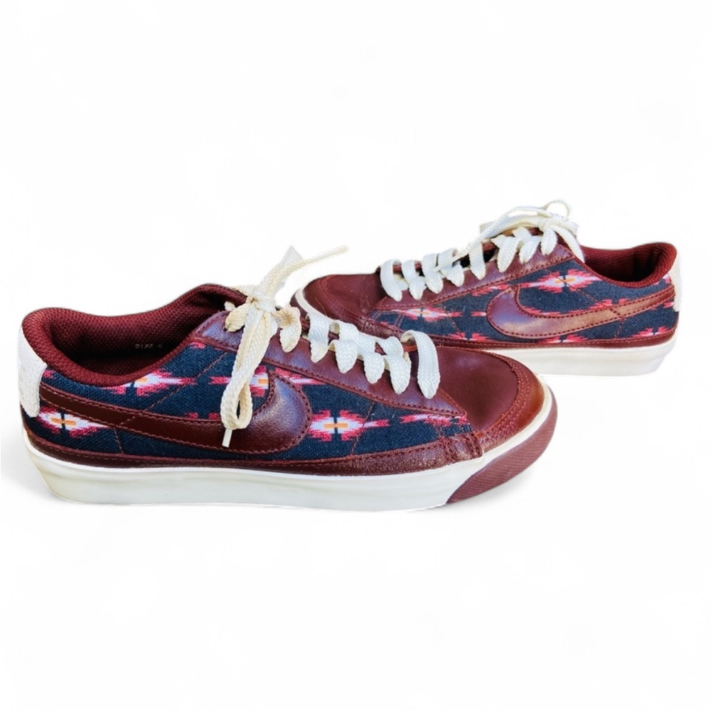 Nike Blazer Low Aztec Pack Totem 371759-204 NSW Red SB Sneakers Shoes Women's 6